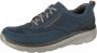 Clarks Charton Mix Heren Veterschoenen Navy Leather - Thumbnail 5