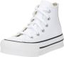 Converse CHUCK TAYLOR ALL STAR LIFT PLATFORM LEATHER Wit - Thumbnail 2