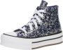 Converse CHUCK TAYLOR ALL STAR EVA LIFT HI Blauw - Thumbnail 2