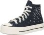 Converse Chuck Taylor All Star Lift Hi Sneakers Dames Blauw - Thumbnail 2