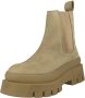 Copenhagen Studios Chelsea boots Dames Laarzen Damesschoenen Nubuck CPH686 Taupe - Thumbnail 2