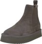 Copenhagen Shoes Suède Chelsea Boots met schapenvacht Black Heren - Thumbnail 2