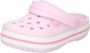 Crocs Crockband clog t rose ballerina streepje aan zijkant Kinderen Kleur Roze) - Thumbnail 2