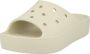 Crocs 's Classic Platform Slide Sandalen maat W10 grijs beige - Thumbnail 3