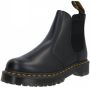 Dr. Martens Zwarte Leren Laarzen met Elastische Inzetstukken Black - Thumbnail 2