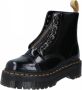 Dr. Martens Vegan Enkellaarzen met Glanzende Afwerking Black Dames - Thumbnail 3