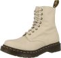 Dr. Martens 1460 PASCAL PARCHMENT BEIGE Volwassenen VeterlaarzenHalf-hoge schoenen Wit beige - Thumbnail 3