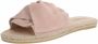 Espadrij l originale Espadrilles Plage Boucle Velour in poeder roze - Thumbnail 1