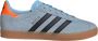 Adidas Originals Gazelle Junior Clear Sky Core Black Solar Orange Clear Sky Core Black Solar Orange - Thumbnail 5