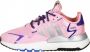 Adidas Nite Jogger W Dames Sneakers True Pink Silver Met. Collegiate Purple - Thumbnail 7