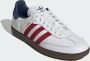 Adidas Originals Samba OG Core White Team Victory Red Night Indigo- Core White Team Victory Red Night Indigo - Thumbnail 9