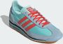 Adidas Originals SL 72 Dames Semi Flash Aqua Bright Red Clear Sky- Dames Semi Flash Aqua Bright Red Clear Sky - Thumbnail 8