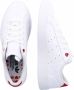 Adidas Stijlvolle lage schoen in Cloud White Scarlet Zwart White Dames - Thumbnail 18