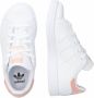 Adidas Originals Stan Smith J leren sneakers wit lichtroze - Thumbnail 3