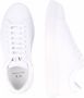 Armani Exchange Witte leren lage sneakers met logo detail White Heren - Thumbnail 3