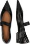 Billi Bi Zwarte Leren Ballet Flats Elegante Stijl Black Dames - Thumbnail 11