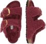 Birkenstock Slides Arizona Big Buckle Teddy Rive Logo OS Pink Dames - Thumbnail 8