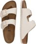 Birkenstock - s off-white-crÈme-ivoorkleur slippers & muiltjes - Thumbnail 19