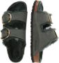 Birkenstock Arizona Big Buckle Shearling Slides Green Dames - Thumbnail 8