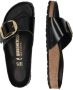 Birkenstock Madrid Narrow Big Buckle Natural Leather Patent High Shine Black - Thumbnail 7