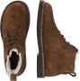 Birkenstock Uppsala Mid Shearling gevoerde suède veterboots cognac - Thumbnail 17