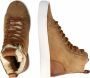 Blackstone AKNA YL55 RUST HIGH SNEAKER Vrouw Brown - Thumbnail 12