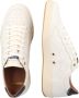 Blauer Witte Leren Lage Sneakers White Heren - Thumbnail 6