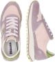 Blauer Roze Polyester Sneaker met Contrastdetails Pink - Thumbnail 12