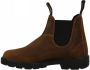 Blundstone Chelsea Laarzen Loop in Stijl met Dark Olive Breast Beatle El Side Boot Input Crust Groen Unisex - Thumbnail 5