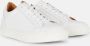 Boggi Milano Leren Trainers White Heren - Thumbnail 4