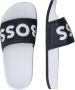 BOSS Kidswear Slippers met logo-reliëf Wit - Thumbnail 5