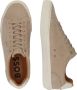 Hugo Boss Beige Suède Lage Sneakers Vetersluiting Beige Heren - Thumbnail 3