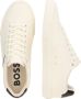 Hugo Boss Witte Leren Sneakers Rubber Zool Veters White Heren - Thumbnail 21