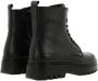 Bullboxer Zwarte Leren Veterschoenen Meisjes Black Dames - Thumbnail 8