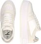 CALVIN KLEIN JEANS leren sneakers wit beige - Thumbnail 5