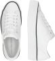 Calvin Klein Jeans Leren Dames Sneakers Lente Zomer Collectie White Dames - Thumbnail 10