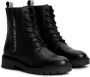 Calvin Klein Veterlaarsjes COMBAT MID LACEUP BOOT ZIP WN met logo-opschrift opzij - Thumbnail 9