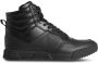 Calvin Klein Zwarte Leren Hoge Sneakers Black Heren - Thumbnail 13