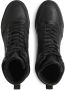 Calvin Klein Zwarte Leren Hoge Sneakers Black Heren - Thumbnail 14