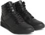 Calvin Klein Zwarte Leren Hoge Sneakers Black Heren - Thumbnail 16