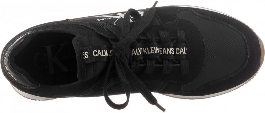 Calvin Klein Jeans Lage Sneakers RUNNER SOCK LACEUP NY-LTH W - Foto 13