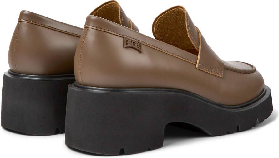 Camper Stedelijke Chunky Leren Loafers Black Dames - Foto 10