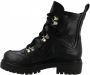 Ca'shott 24200 Veterboots Laarzen Met Veters Dames Zwart - Thumbnail 4