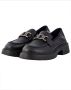 Cesare Gaspari Chunky Platform Loafers Zwart Black Dames - Thumbnail 8