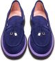 Cesare Gaspari Suede Slip-On Loafers Navy blue Dames - Thumbnail 11