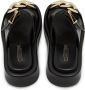 Cesare Gaspari Luxe Leren Ketting Sandalen Black Dames - Thumbnail 12