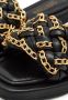 Cesare Gaspari Luxe Leren Ketting Sandalen Black Dames - Thumbnail 15