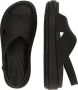 Crocs Brooklyn Luxe Cross Strap 209407-060 Vrouwen Zwart Sandalen - Thumbnail 10