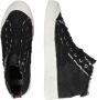 Diesel S-Athos Mid Destroyed gauze and denim high-top sneakers Black Heren - Thumbnail 7