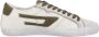 Diesel Witte Leren Sneakers met Veters Multicolor Heren - Thumbnail 10